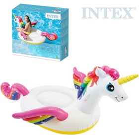 INTEX Jednorožec nafukovací 201x140x97cm dětské plavidlo do vody