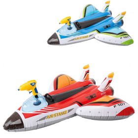 INTEX Raketa nafukovací s vodní pistolí 117x117cm plavidlo na vodu 57536