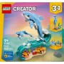 LEGO CREATOR Mořští živočichové: Krásní delfíni 3v1 31385 STAVEBNICE