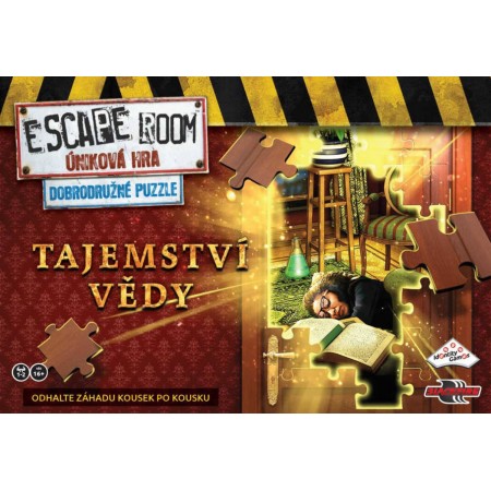 ADC Hra úniková Escape Room Dobrodružné puzzle Tajemství vědy