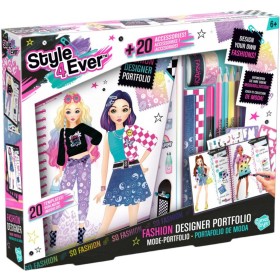 Style4Ever dětské velké návrhářské studio kreativní set módní návrhářka