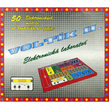 SVOBODA VOLTÍK II. Elektronická stavebnice 50 modelů na baterie Světlo Zvuk