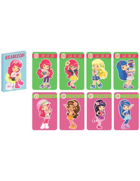 AKIM Hra karetní Kvarteto Jahůdka Strawberry Shortcake *SPOLEČENSKÉ HRY*