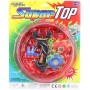 Hra Vystřelovací káča Super Top Beyblade set 2ks s arénou na baterie Světlo