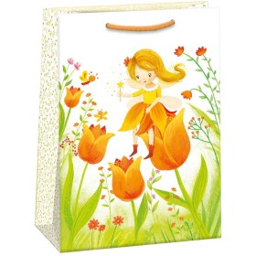 Taška dárková víla 35x45cm papírová