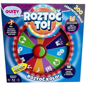 MAC TOYS Hra QUIZY Roztoč to! na baterie *SPOLEČENSKÉ HRY*