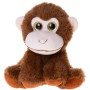 PLYŠ Zvířátko safari sedící 14cm třpytivé oči 6 druhů *PLYŠOVÉ HRAČKY*