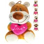 PLYŠ Zvířátko safari se srdíčkem Love 15cm 5 druhů *PLYŠOVÉ HRAČKY*