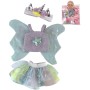 MAC TOYS PLEJO Šaty pro panenku 30-38cm oblečení s křídly II.