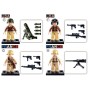 SLUBAN ARMY WWII Mini figurka voják 12 druhů set s doplňky ke stavebnici plast