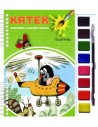 AKIM Omalovánky set s barvami a štětcem Krtek (Krteček) 2
