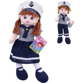 Panenka Natálka soft látková textilní námořník hadrový panák 2 druhy