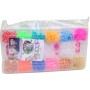 UDĚLEJ SI NÁRAMEK Gumičky LOOM BANDS 1400ks set s doplňky mix barev