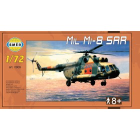 SMĚR Model helikoptéra Mil Mi-8 SAR 1:72 stavebnice vrtulníku 101 dílků