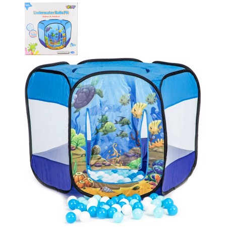 Stan podmořský svět 90x70x90cm baby herní set s míčky 100ks