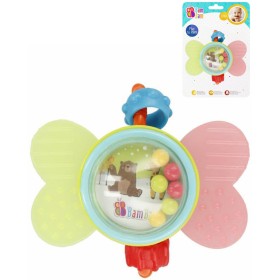 BAM BAM Baby chrastítko kousátko motýlek 2v1 pro miminko