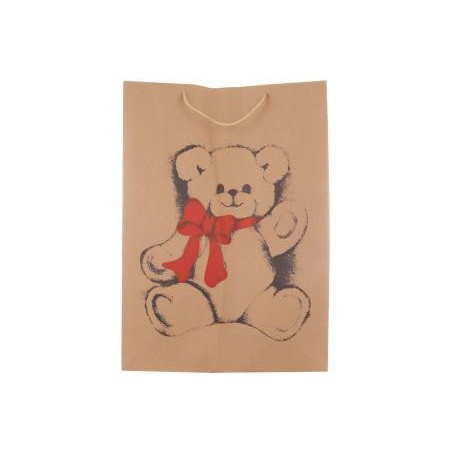 Taška dárková Medvídek maxi 43x60x17cm papírová