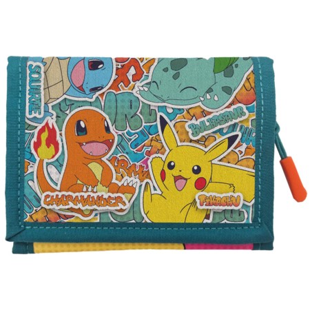 Peněženka dětská Pokémon Urban edice rozkládací 14x10cm