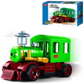 SLUBAN Power Bricks Mašinka zpětný chod 57 dílků STAVEBNICE