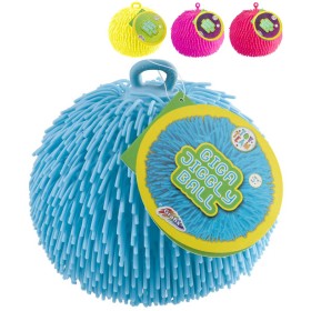 GRAFIX Ježura míček velký strečový s třásněmi balonek střapatý 4 barvy