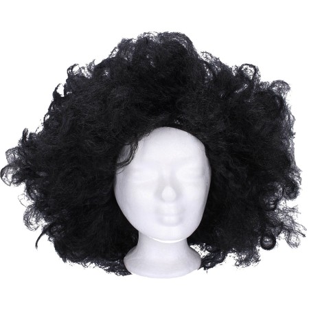 KARNEVAL Paruka černé kudrnaté vlasy *KARNEVALOVÝ DOPLNĚK*
