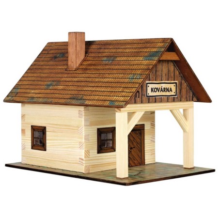 WALACHIA Kovárna W08 Hobby Kit DŘEVĚNÁ STAVEBNICE