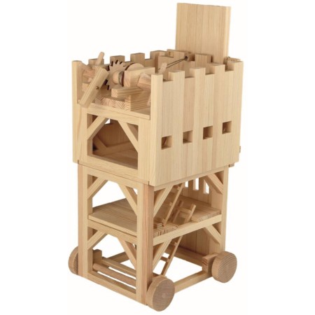 WALACHIA Obléhací věž W74 Creative Kit DŘEVĚNÁ STAVEBNICE