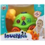 Želva baby tahací zvířátko na baterie pro miminko 2 barvy Světlo Zvuk
