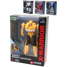 Robot auto měnící se 2v1 transrobot s přeměnou s doplňkem různé druhy