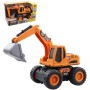 Bagr pracovní stavební stroj funkční na baterie Světlo Zvuk
