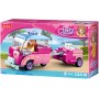 SLUBAN Girls Dream Kočičí vůz 116 dílků + 1 figurka STAVEBNICE