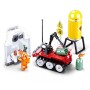 SLUBAN Fire Dálkově ovládaný robot 130 dílků + 1 figurka STAVEBNICE