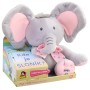 PLYŠ Sloník baby hra na schovávanou mluví zpívá na baterie CZ Zvuk 2 barvy