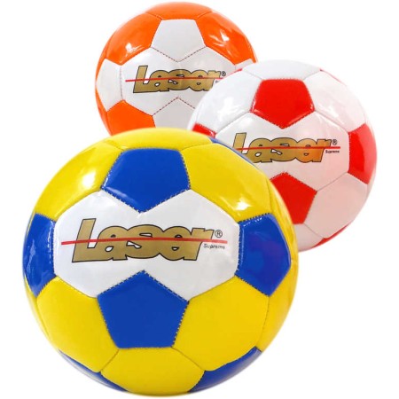 Míč malý LASER kopačák 15cm šitý 3 barvy