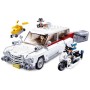 SLUBAN Model Bricks Auto americký vůz pro lupiče 411 dílků + 3 figurky STAVEBNICE