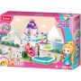SLUBAN Girls Dream Domek se skluzavkou 230 dílků + 2 figurky STAVEBNICE