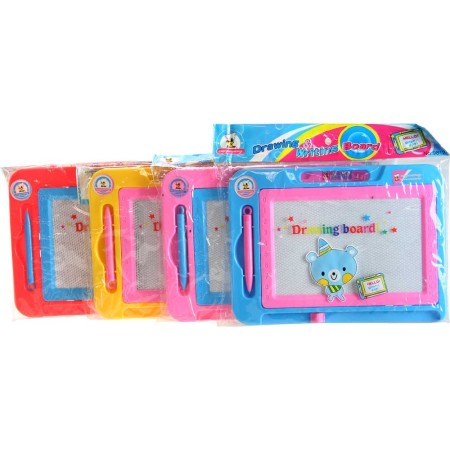 Tabulka magická kreslící set s kouzelným perem plast 4 barvy v sáčku