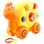 Šnek baby tahací zvířátko na baterie pro miminko 2 barvy Světlo Zvuk