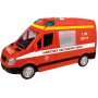 Auto hasiči dodávka 21cm český hlas posádky na baterie Světlo Zvuk CZ
