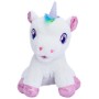 MAC TOYS PLYŠ Interaktivní kouzelný jednorožec 25cm na baterie Světlo Zvuk