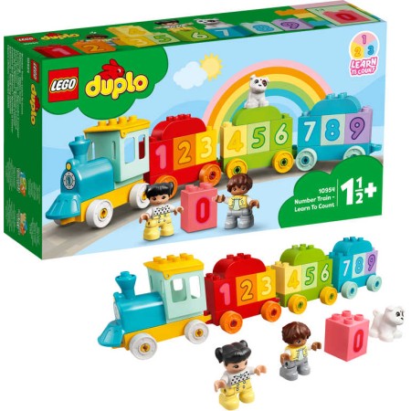 LEGO DUPLO Vláček s čísly – Učíme se počítat 10954 STAVEBNICE
