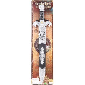 Meč dětský rytířský 53cm set s pouzdrem na kartě plast