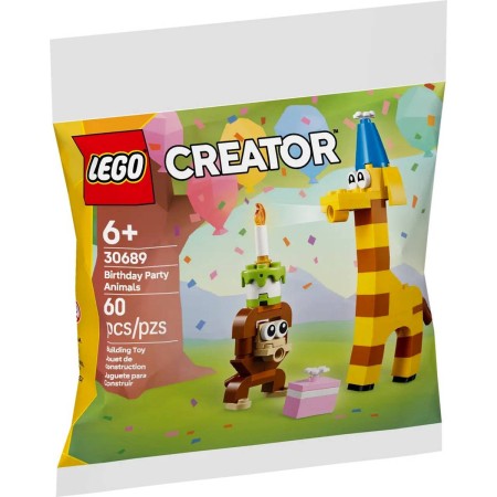 LEGO CREATOR Zvířátka na narozeninové oslavě 30689 STAVEBNICE
