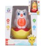 Rolly-Polly kuřátko / sovička baby zvířátko kývací s rolničkou pro miminko 2 druhy