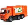 LENA WORXX Auto Mercedes-Benz Arocs popeláři funkční + 2 popelnice