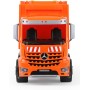 LENA WORXX Auto Mercedes-Benz Arocs popeláři funkční + 2 popelnice