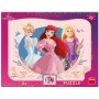 DINO Puzzle deskové 12 dílků Disney Princezny 31x23cm skládačka