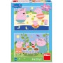 DINO Puzzle Peppa Pig Na dovolené 2x48 dílků 26x18cm skládačka