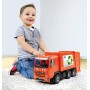 LENA WORXX Auto Mercedes-Benz Arocs popeláři funkční + 2 popelnice
