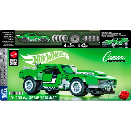 MATTEL Mega Hot Wheels extrémní rychlost auto Camaro 289 dílků stavebnice